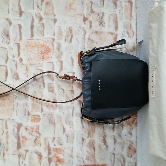 New MARNI Colorblock Gusset Shoulder Bag - Picture 3 of 14